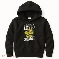 Just A Boy Who Loves Snakes Snake Lover Gift Kids Hoodie thumb 0