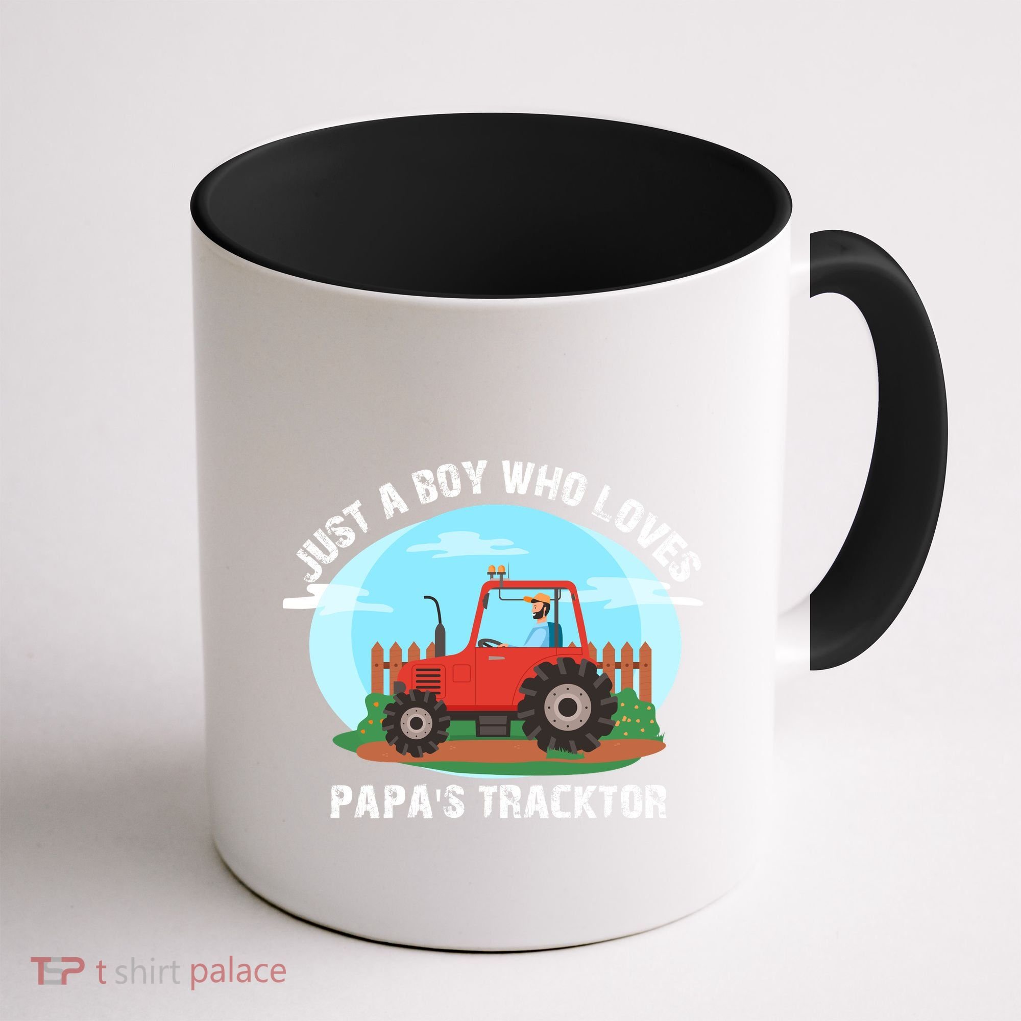 Just A Boy Who Loves Tractors Farming Coffee Mug
