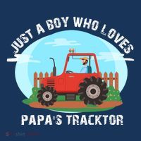 Just A Boy Who Loves Tractors Farming Sweatshirt thumb 3