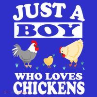 Just A Boy Who Loves Chickens Farm Chicken Gift Polo thumb 2