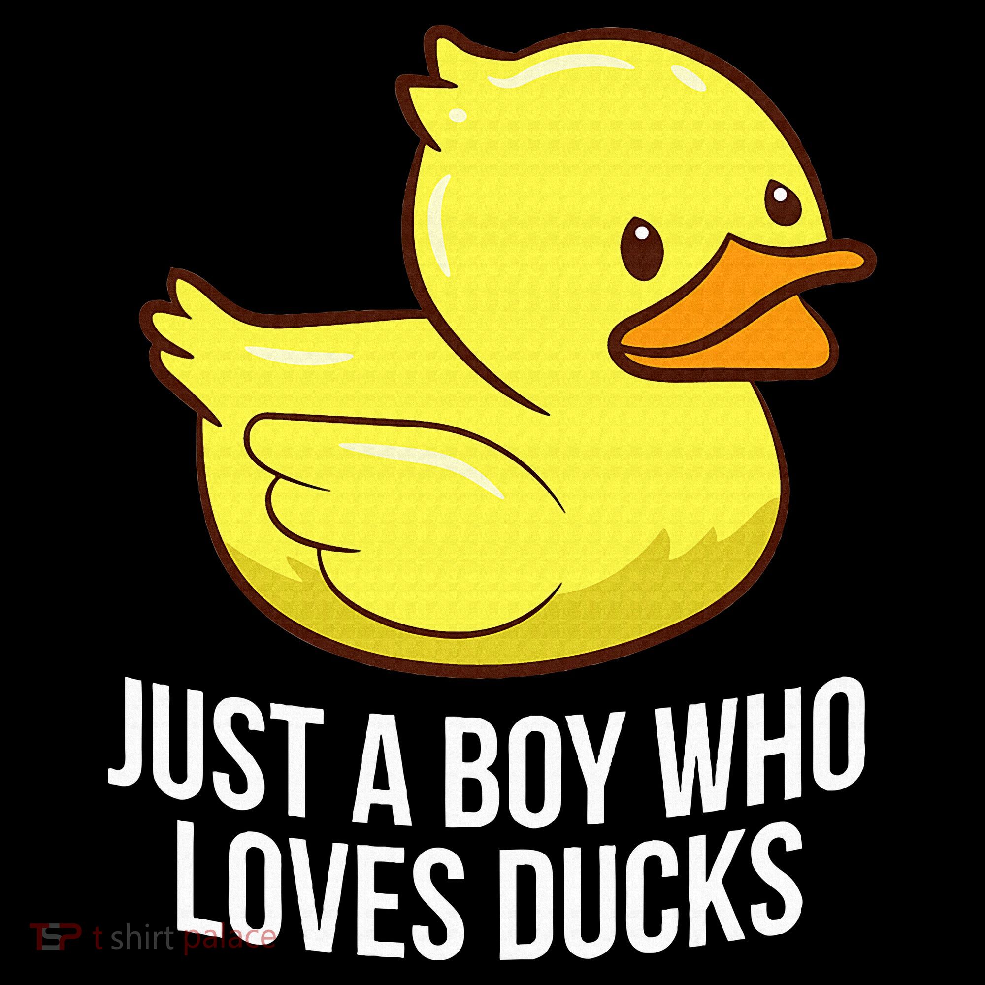 Just A Boy Who Loves Ducks Rubber Duck Sweatshirt