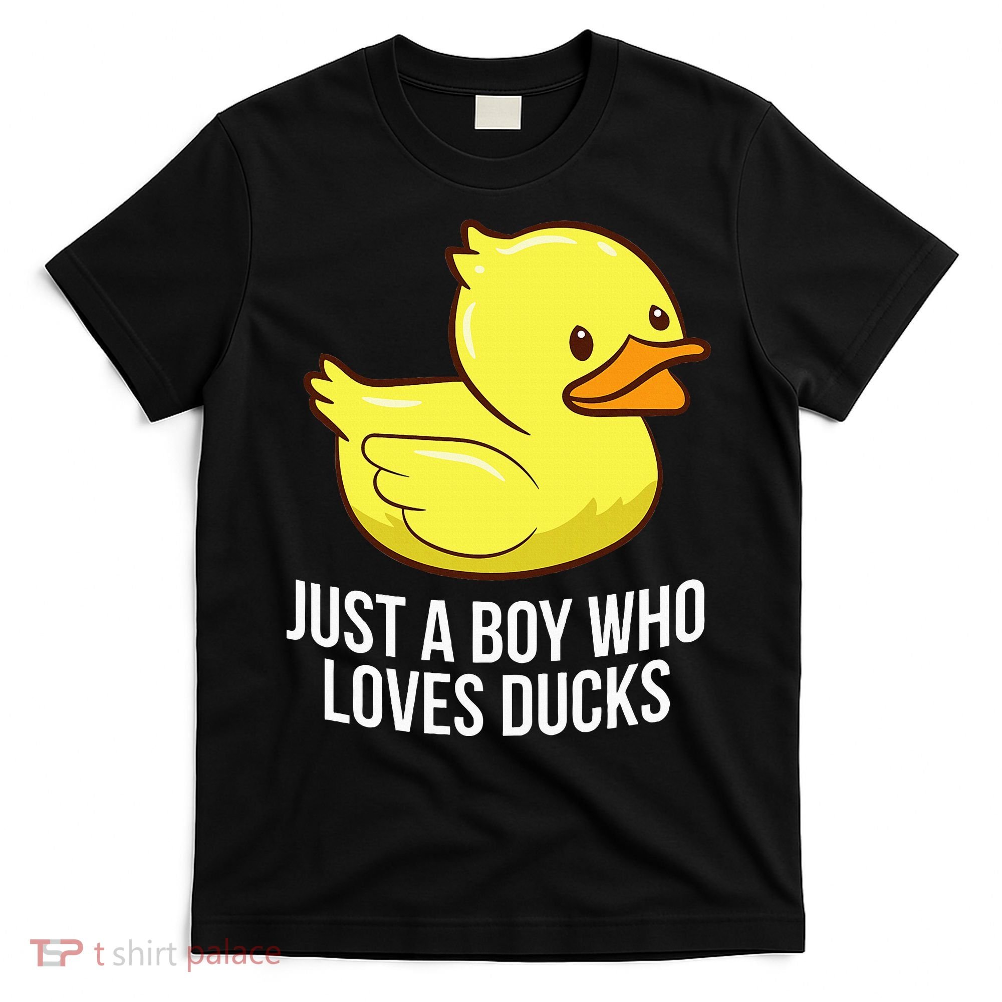 Just A Boy Who Loves Ducks Rubber Duck T-Shirt