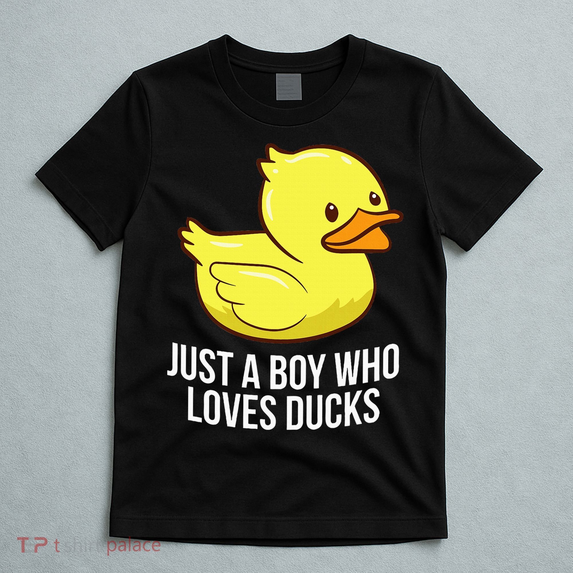 Just A Boy Who Loves Ducks Rubber Duck T-Shirt