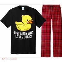 Just A Boy Who Loves Ducks Rubber Duck Pajama Set thumb 0