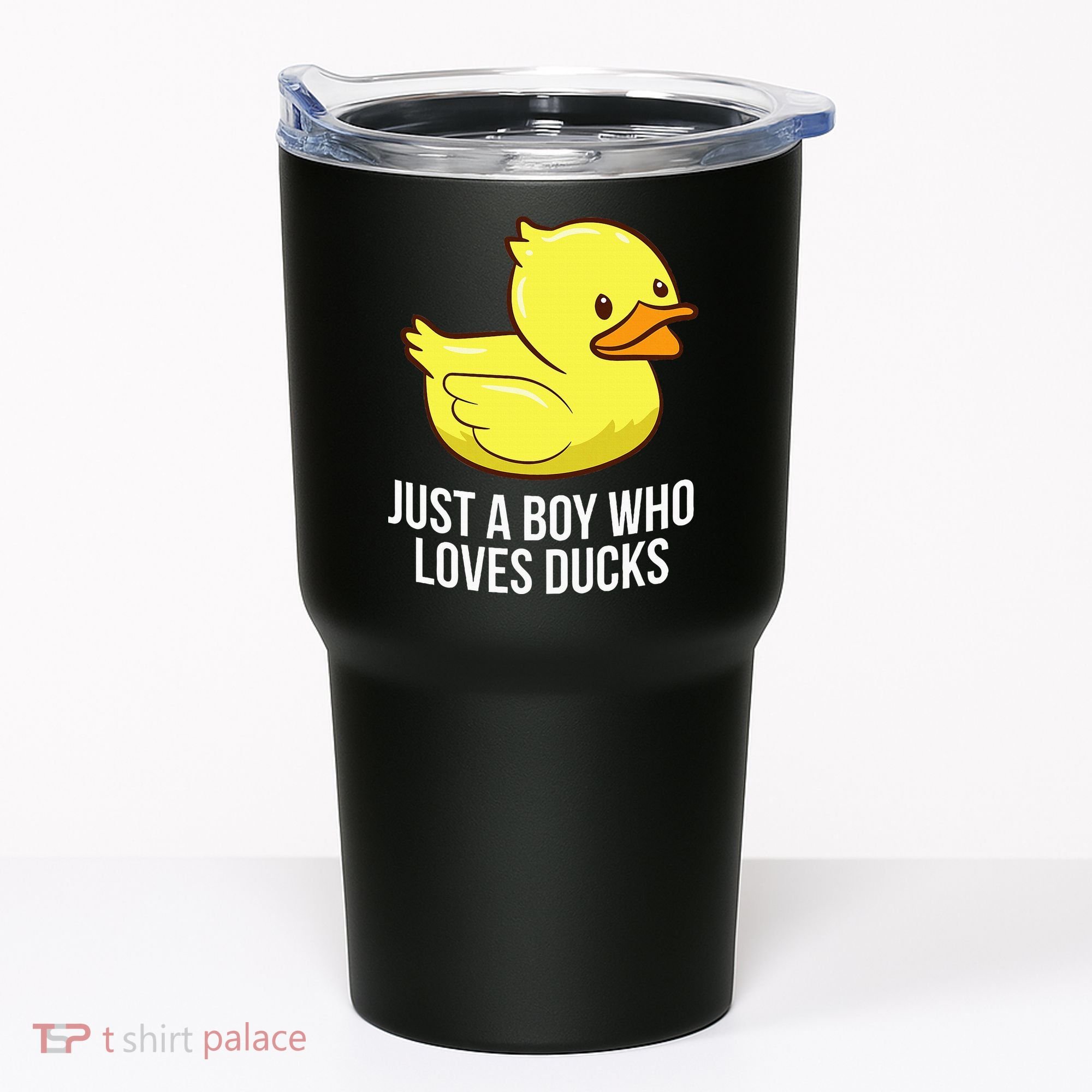 Just A Boy Who Loves Ducks Rubber Duck Tumbler