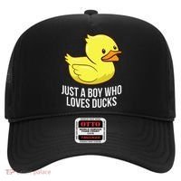 Just A Boy Who Loves Ducks Rubber Duck Hat thumb 0