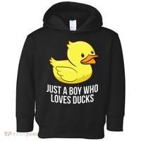 Just A Boy Who Loves Ducks Rubber Duck Toddler Hoodie thumb 0