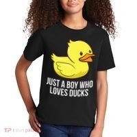 Just A Boy Who Loves Ducks Rubber Duck Kids T-Shirt thumb 2