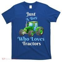 Just A Boy Who Loves Tractors Funny Gift T-Shirt thumb 0
