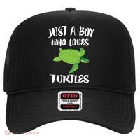 Just A Boy Who Loves Sea Turtles Ocean Animal Gift Hat thumb 0
