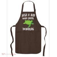Just A Boy Who Loves Sea Turtles Ocean Animal Gift Apron thumb 0