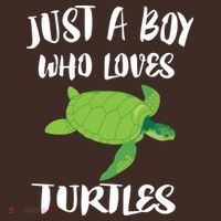 Just A Boy Who Loves Sea Turtles Ocean Animal Gift Apron thumb 3