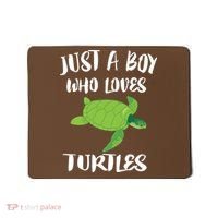 Just A Boy Who Loves Sea Turtles Ocean Animal Gift Mousepad thumb 0