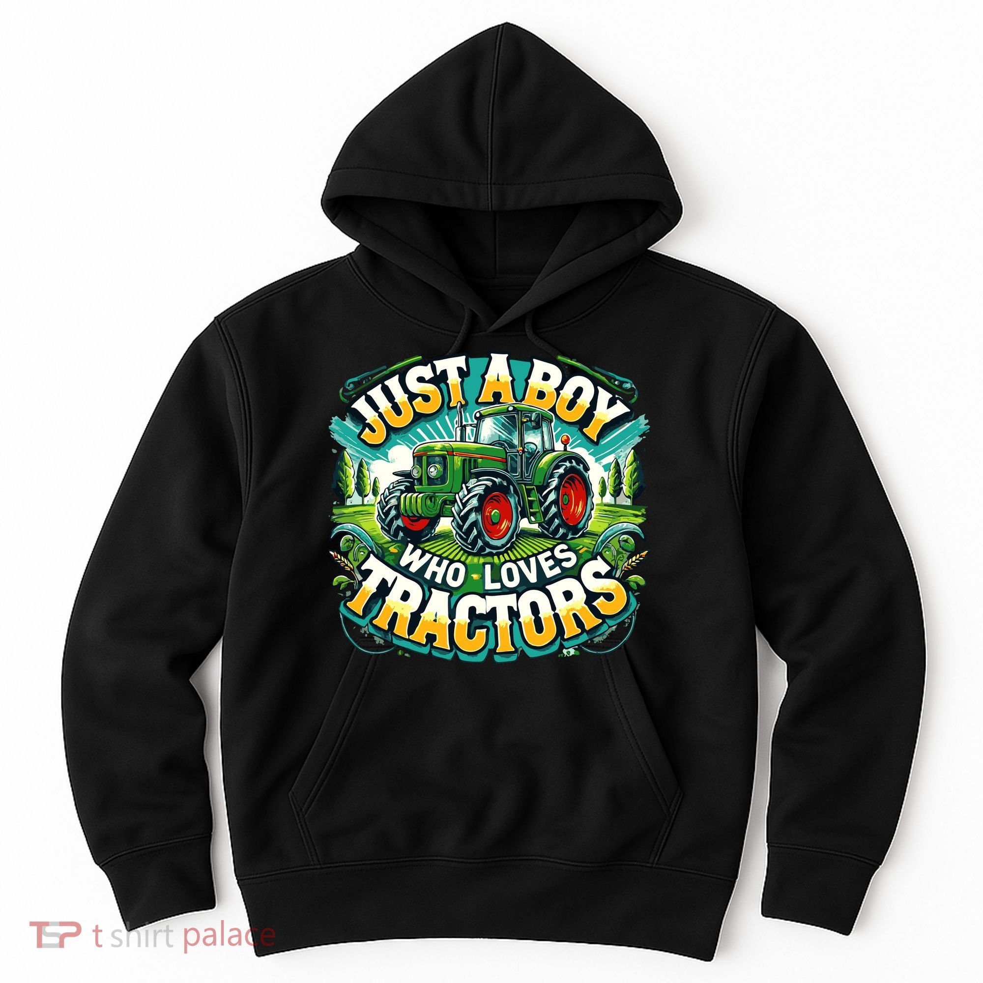 Just A Boy Who Loves Tractors Hoodie