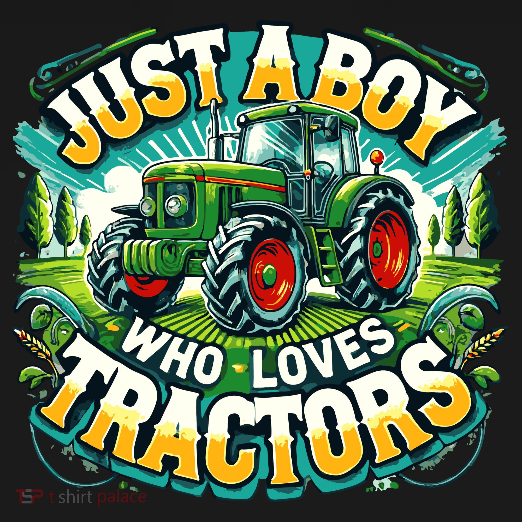 Just A Boy Who Loves Tractors Sweatshirt