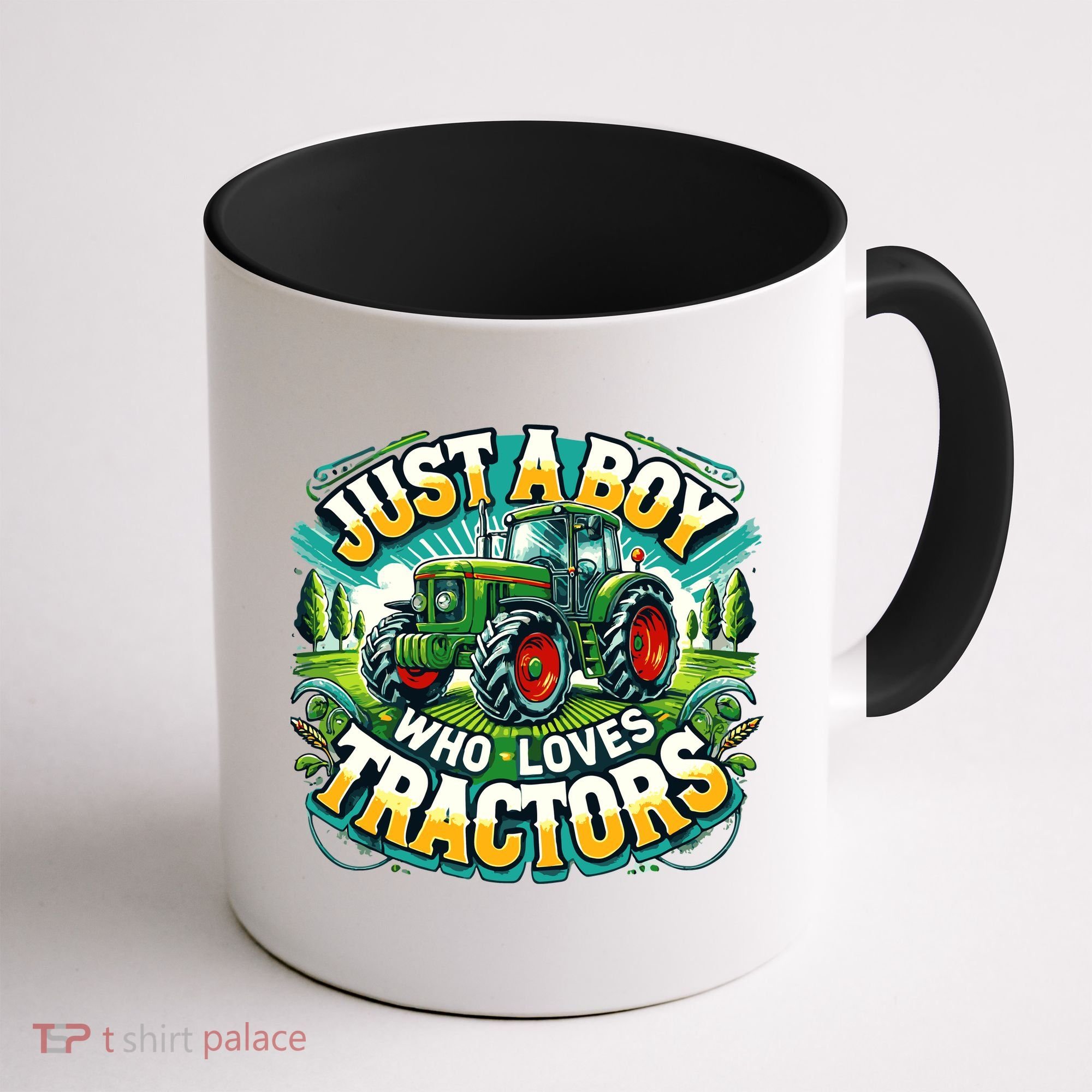 Just A Boy Who Loves Tractors Coffee Mug