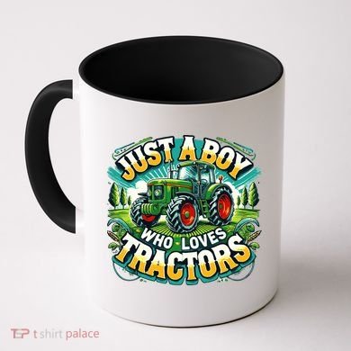 Just A Boy Who Loves Tractors Coffee Mug