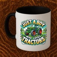 Just A Boy Who Loves Tractors Coffee Mug thumb 2
