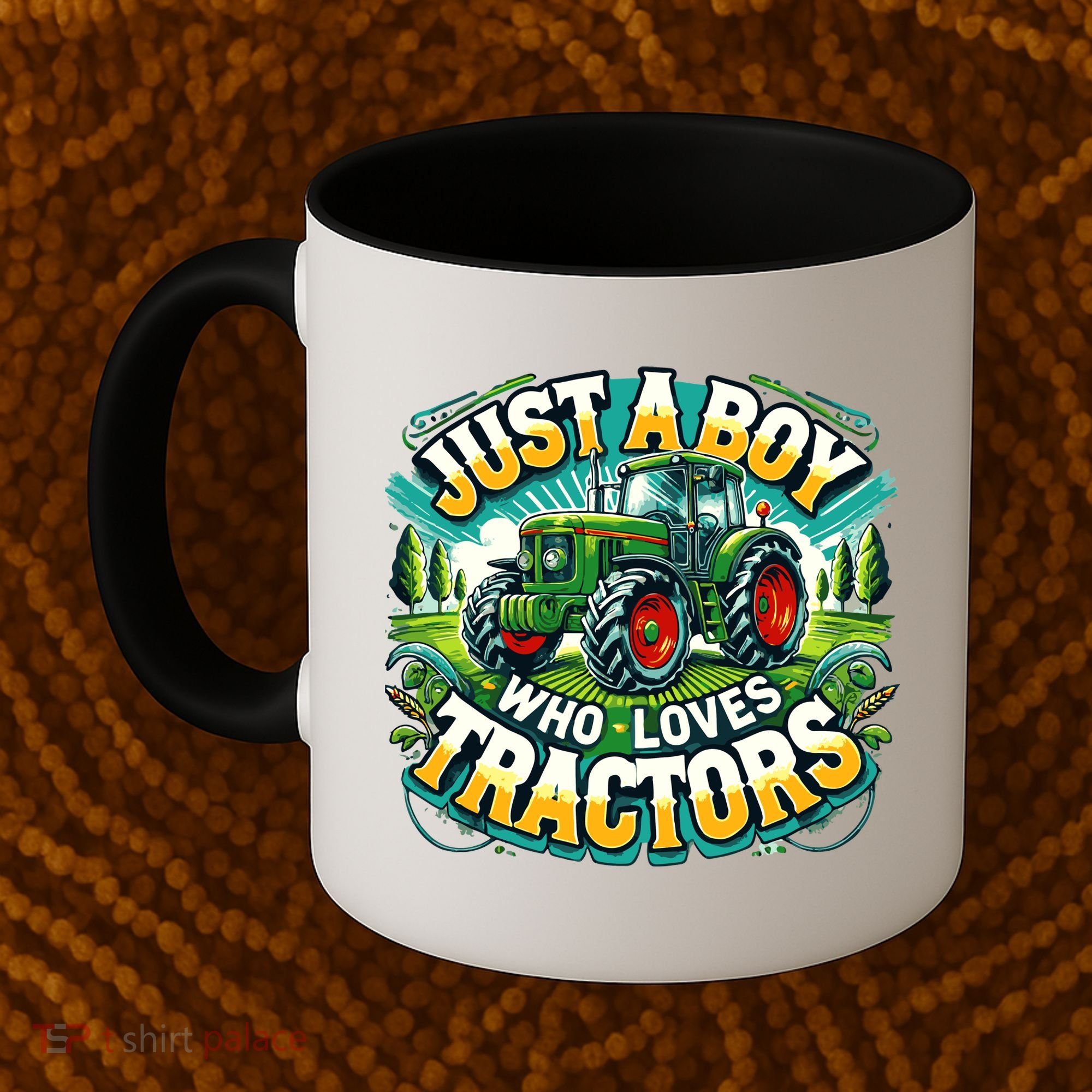 Just A Boy Who Loves Tractors Coffee Mug