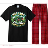 Just A Boy Who Loves Tractors Pajama Set thumb 0