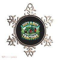 Just A Boy Who Loves Tractors Ornament thumb 0