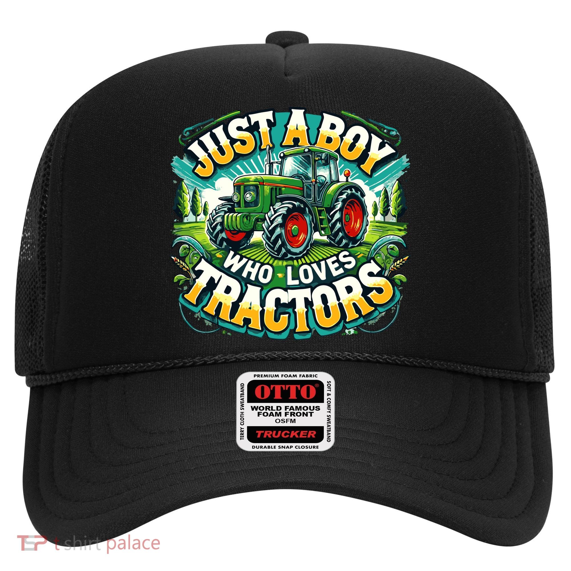 Just A Boy Who Loves Tractors Hat