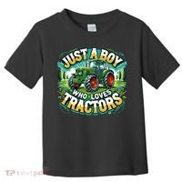 Just A Boy Who Loves Tractors Toddler T-Shirt thumb 0