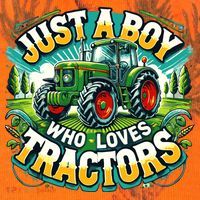 Just A Boy Who Loves Tractors Kati Licensed 12" Camo Cuffed Beanie thumb 2