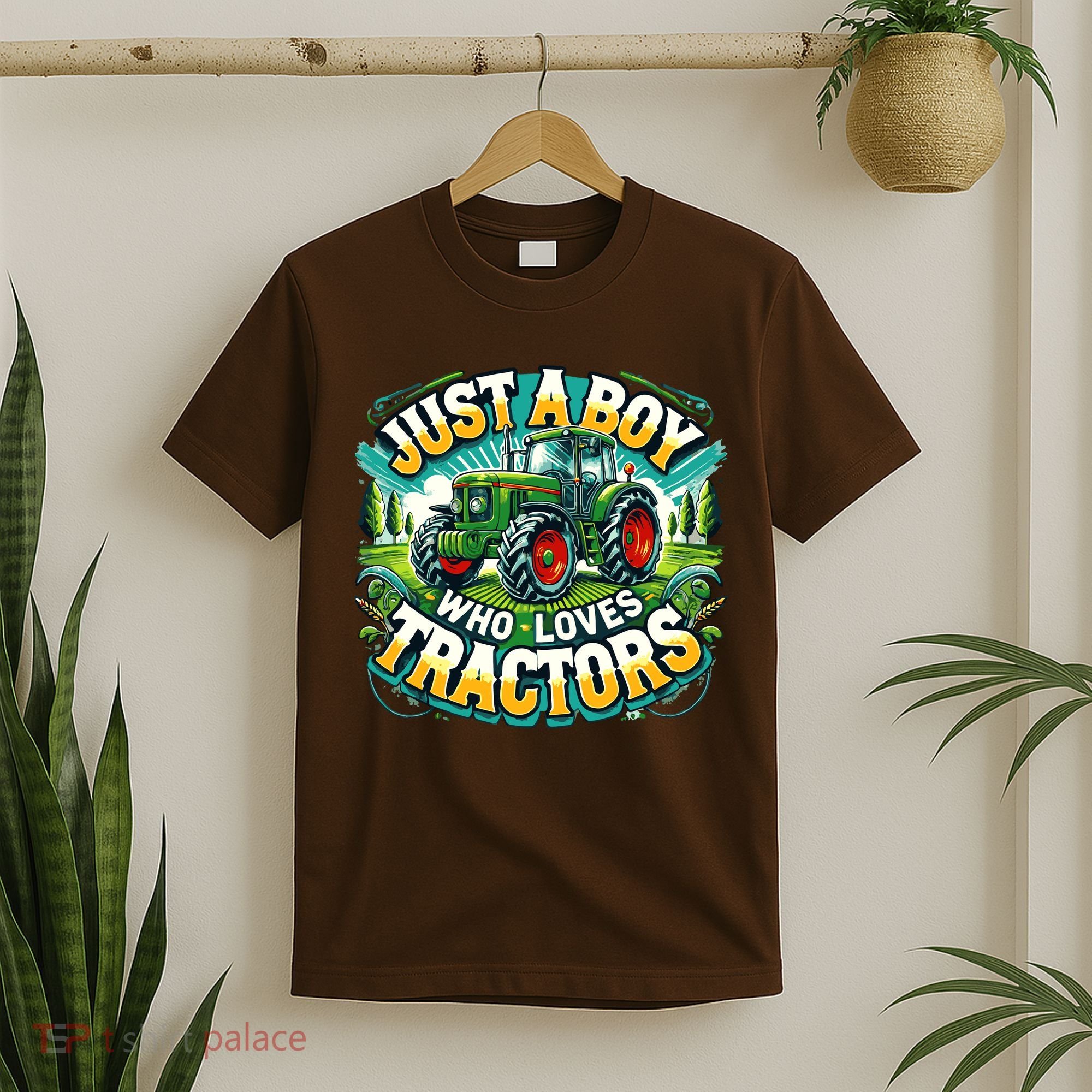 Just A Boy Who Loves Tractors T-Shirt