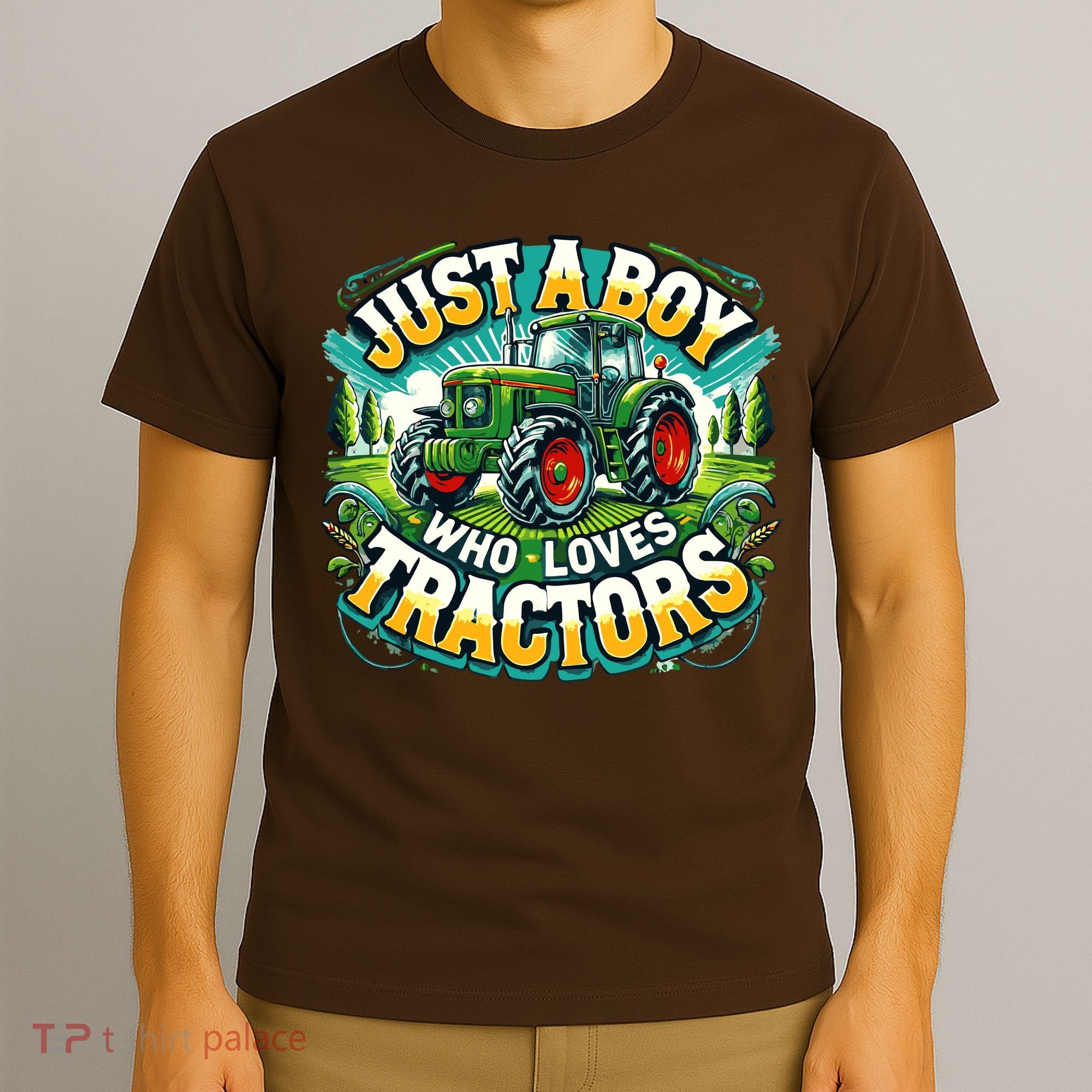 Just A Boy Who Loves Tractors T-Shirt