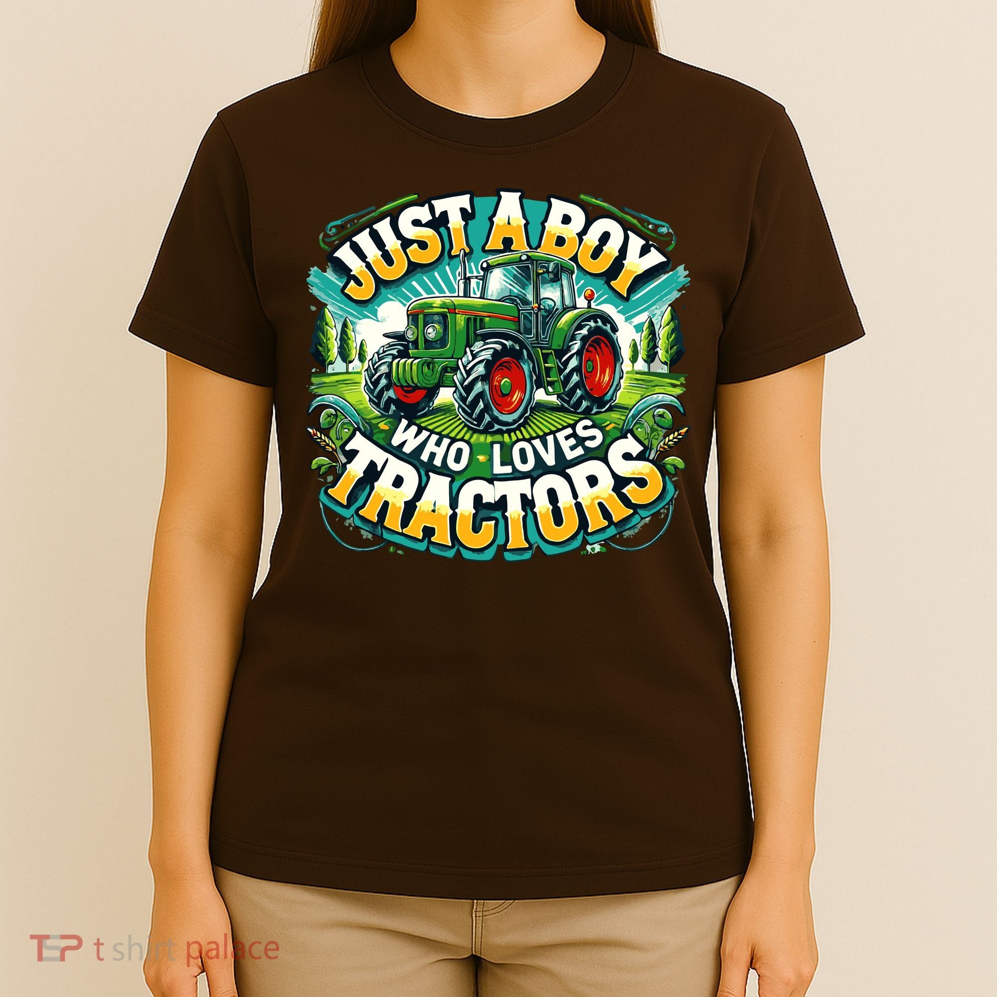 Just A Boy Who Loves Tractors T-Shirt