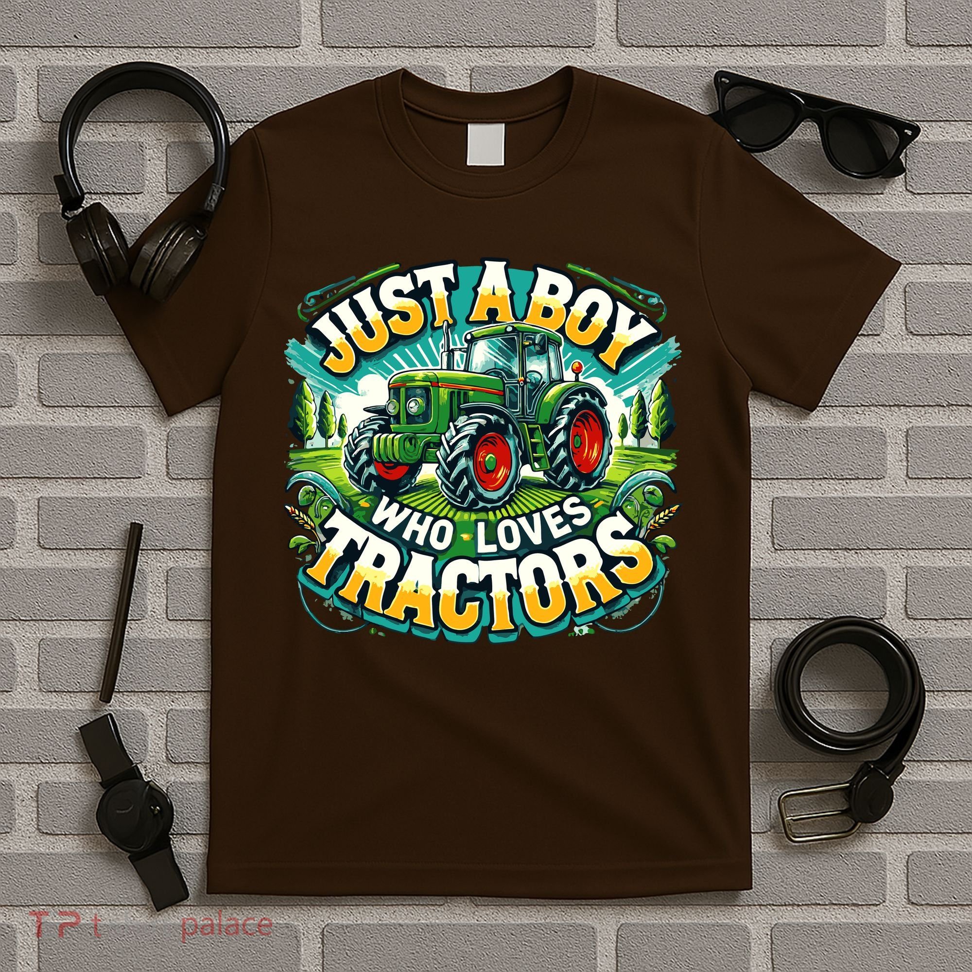 Just A Boy Who Loves Tractors T-Shirt