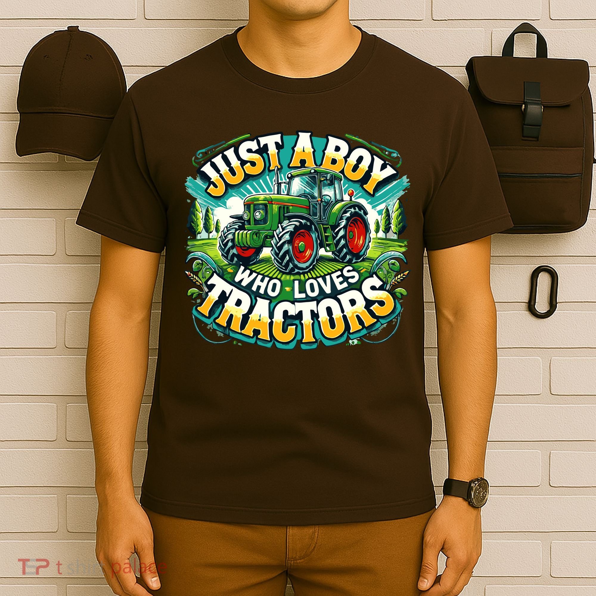 Just A Boy Who Loves Tractors T-Shirt