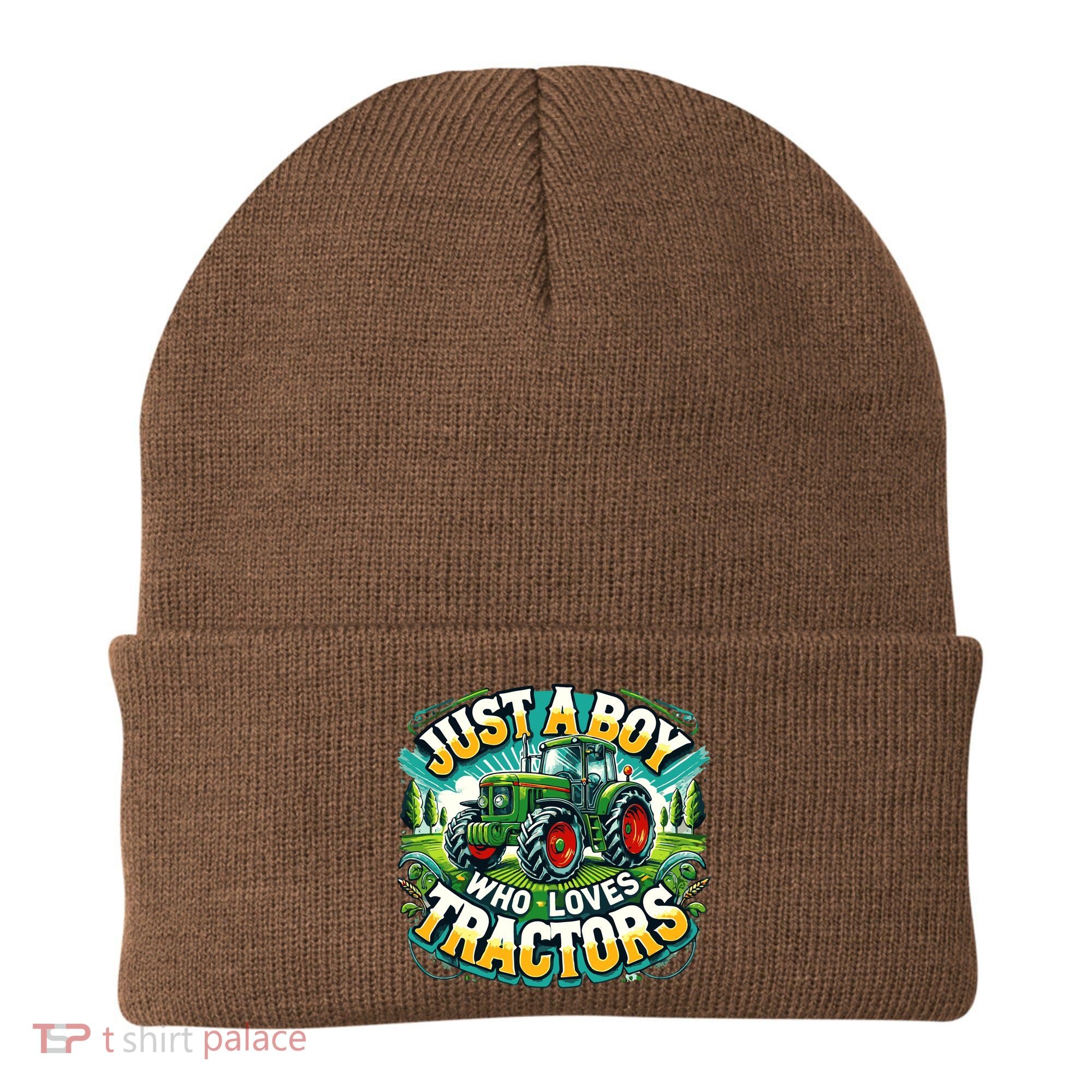 Just A Boy Who Loves Tractors Beanie