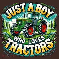 Just A Boy Who Loves Tractors Beanie thumb 2