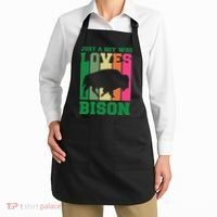 Just A Boy Who Loves Bison Apron thumb 2