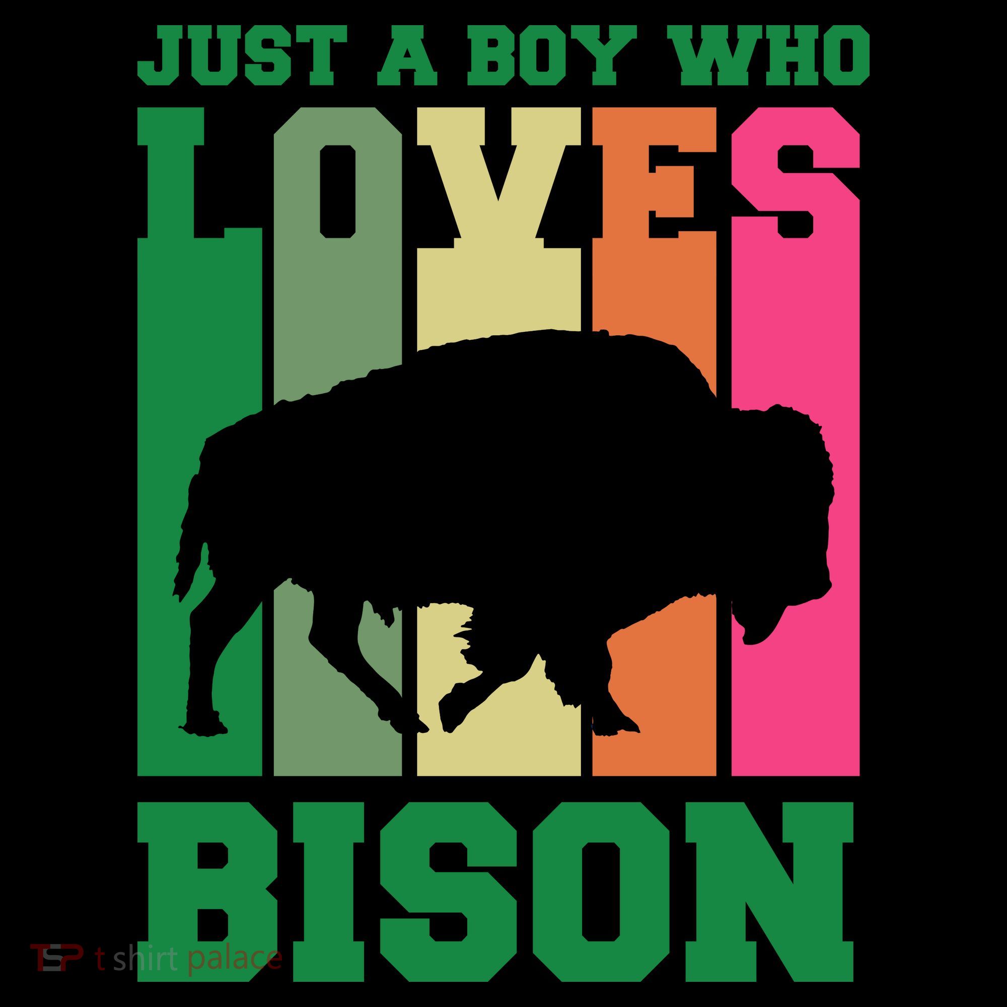 Just A Boy Who Loves Bison Apron