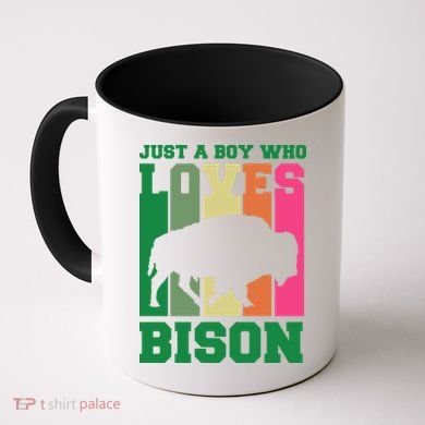 Just A Boy Who Loves Bison Coffee Mug