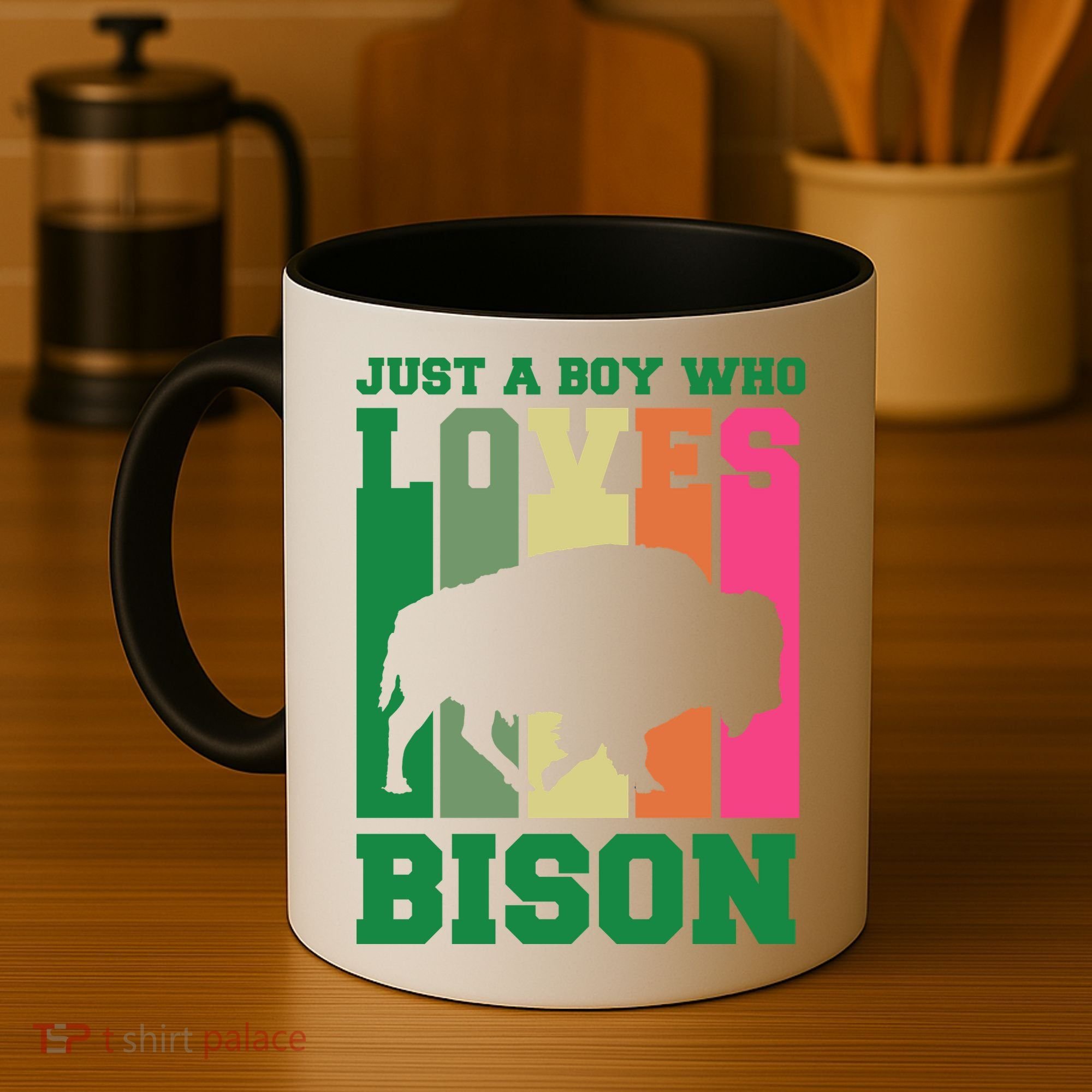 Just A Boy Who Loves Bison Coffee Mug