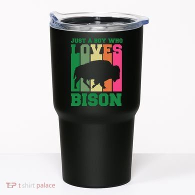 Just A Boy Who Loves Bison Tumbler