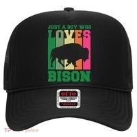 Just A Boy Who Loves Bison Hat thumb 0