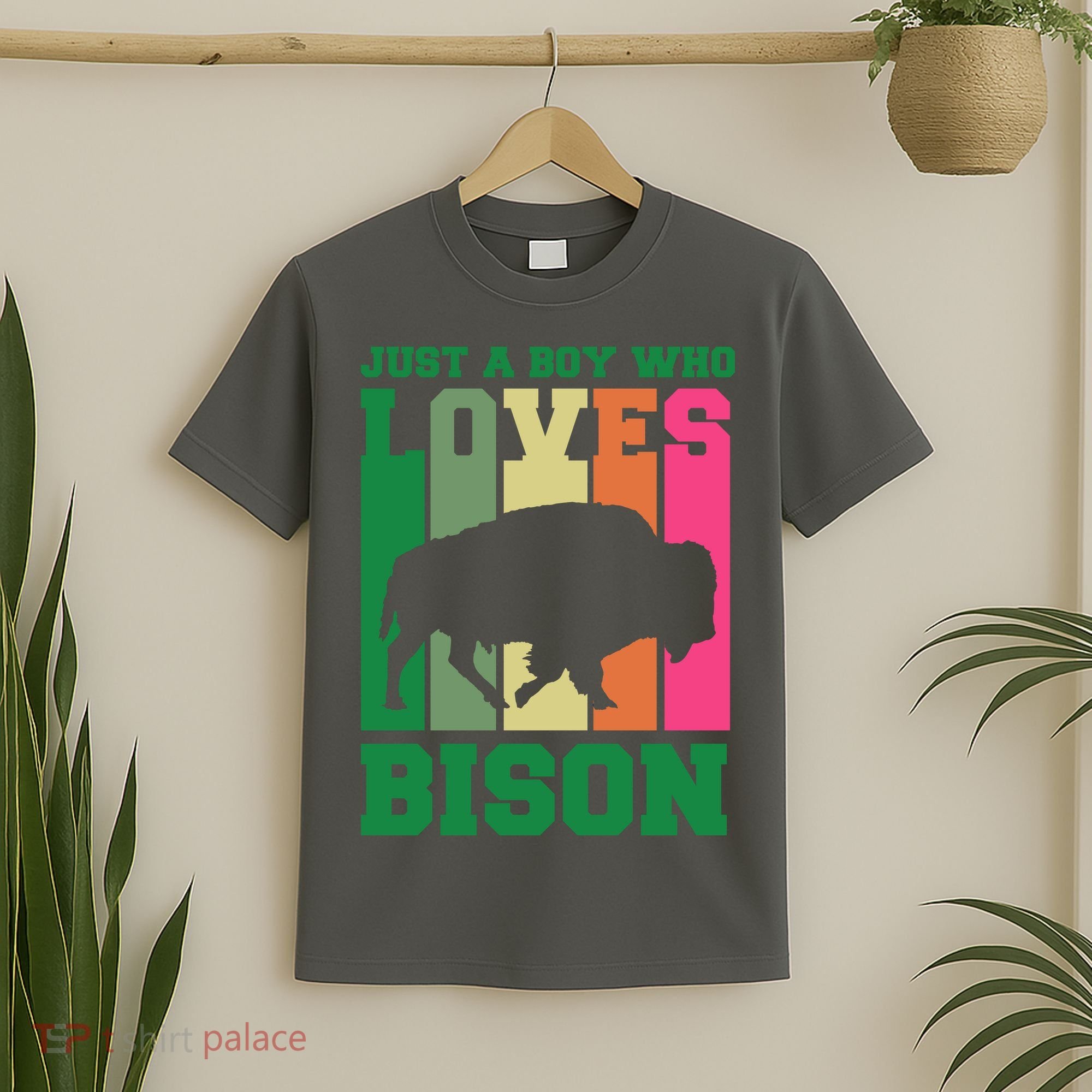 Just A Boy Who Loves Bison T-Shirt