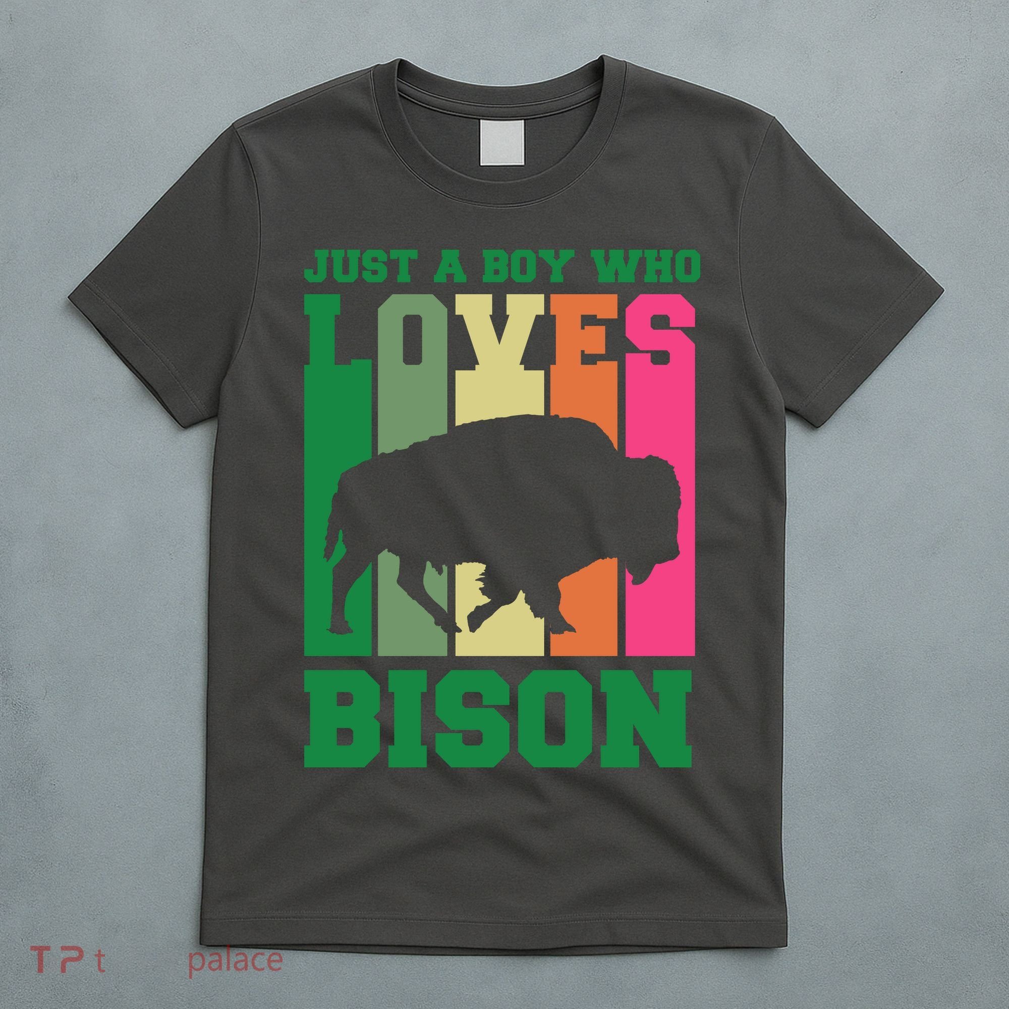 Just A Boy Who Loves Bison T-Shirt