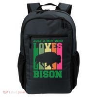 Just A Boy Who Loves Bison Backpack thumb 0