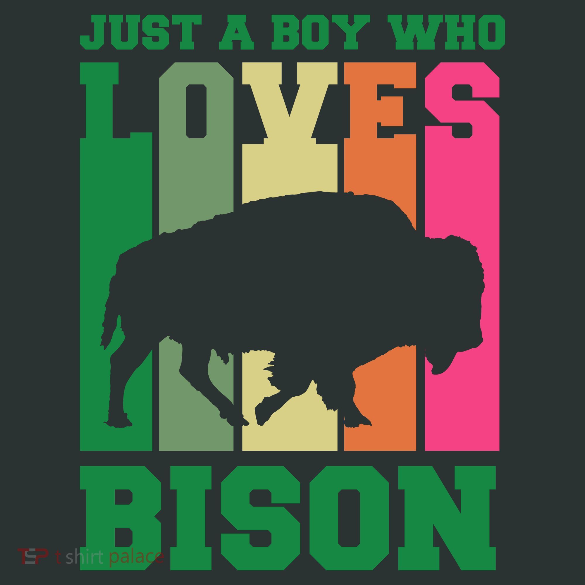 Just A Boy Who Loves Bison Backpack
