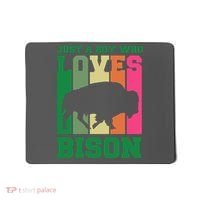 Just A Boy Who Loves Bison Mousepad thumb 0