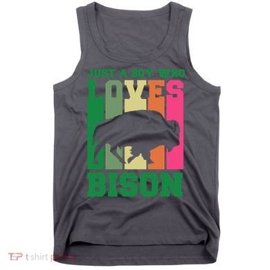 Just A Boy Who Loves Bison Tank Top