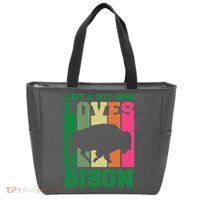 Just A Boy Who Loves Bison Tote Bag thumb 0