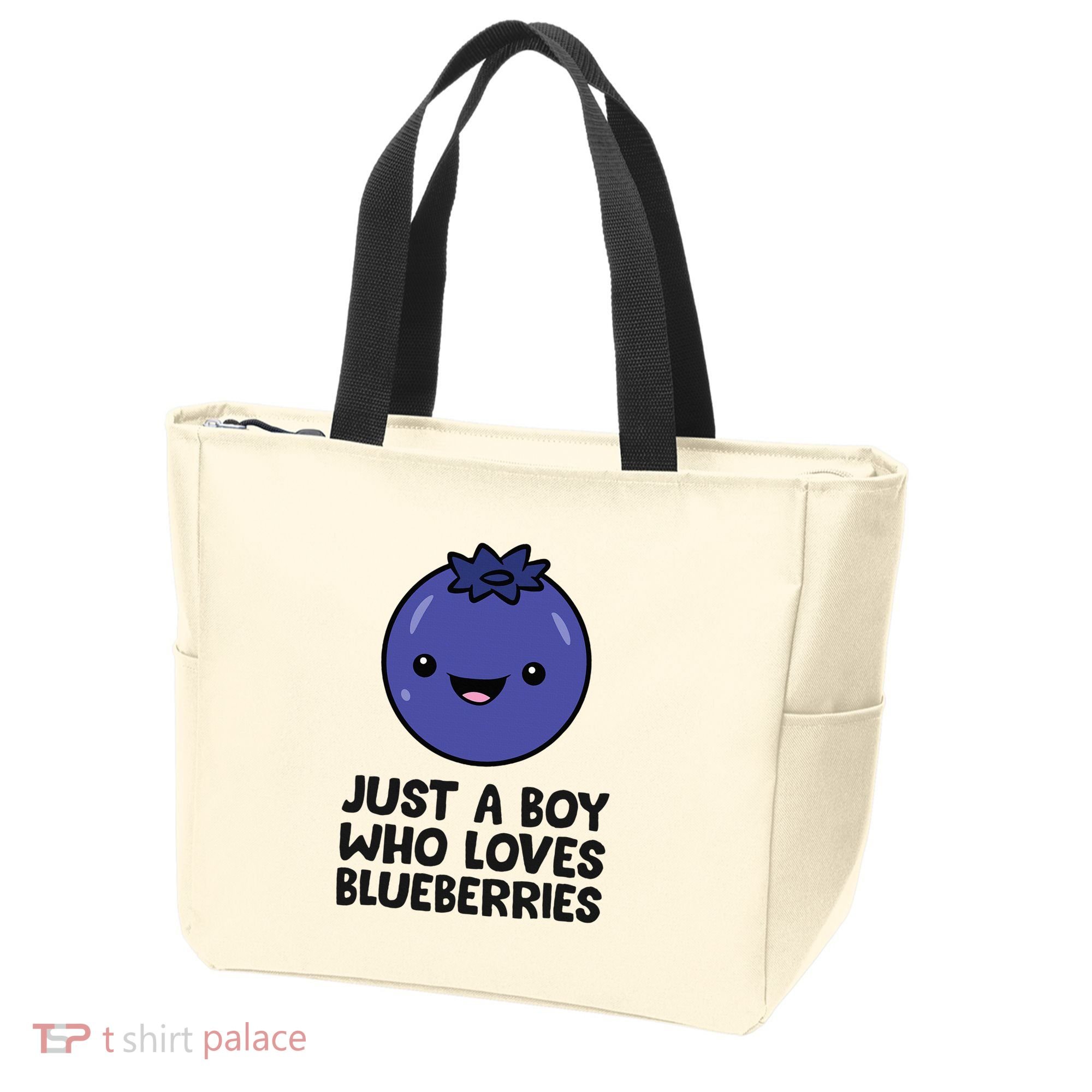 Just A Boy Who Loves Blueberries Tote Bag