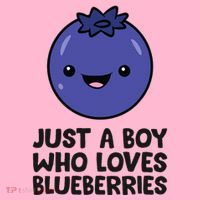 Just A Boy Who Loves Blueberries Coaster thumb 2